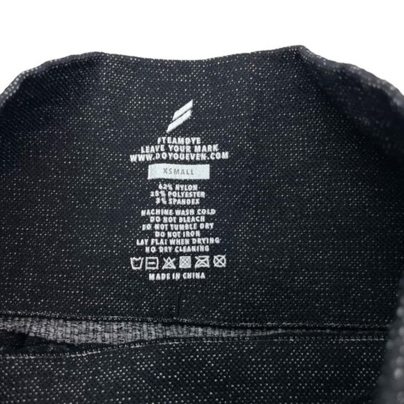 DOYOUEVEN Impact Seamless Leggings Sz XS Black Gray - Picture 9 of 11